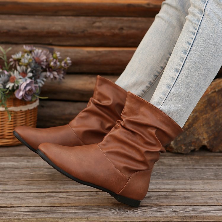 Round-Toed Cowboy Boots