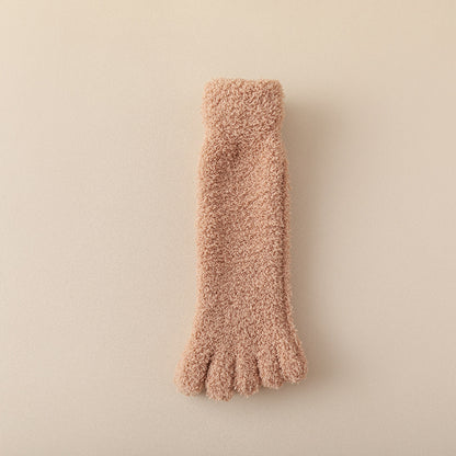 CozyNest Fleece Toe Socks
