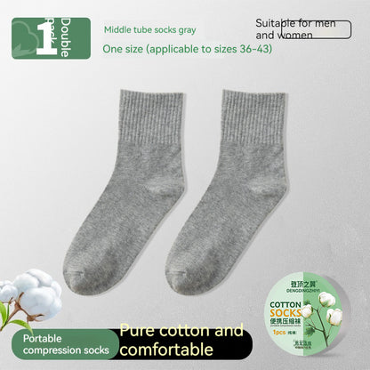 Disposable Cotton Compression Socks