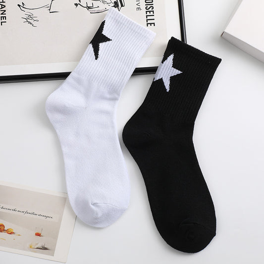 Five-Pointed Star Sports Socks