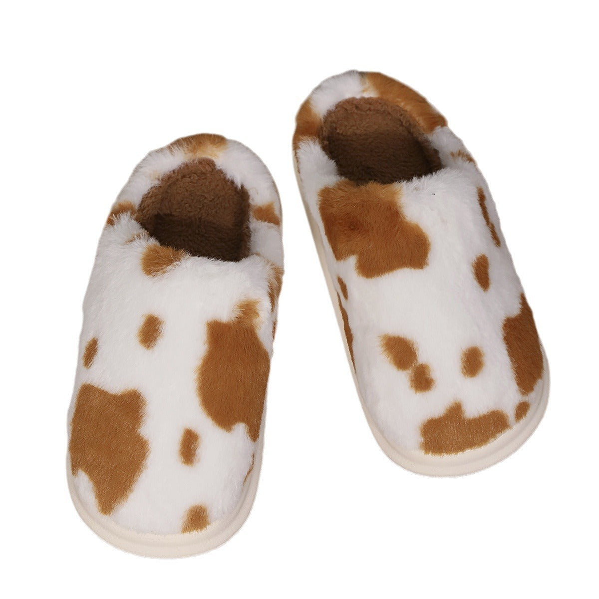 Cute Cow Print Slippers