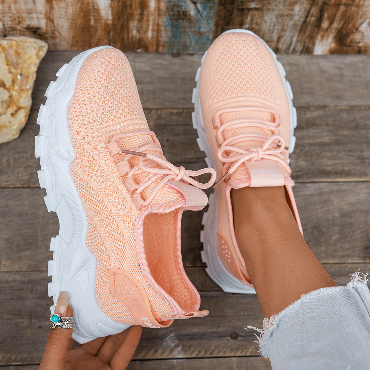 Flyknit Mesh Breathable Sneakers