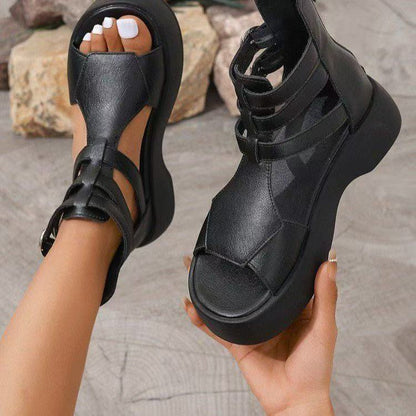 Flat Muffin Roman Sandals