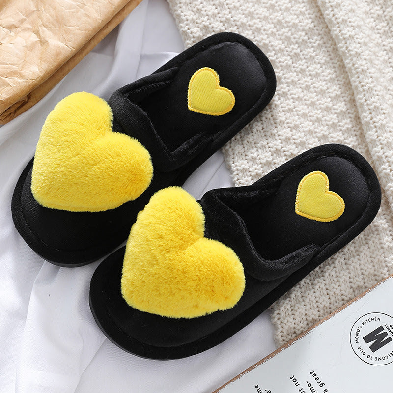 Cute Love Fluffy Slippers