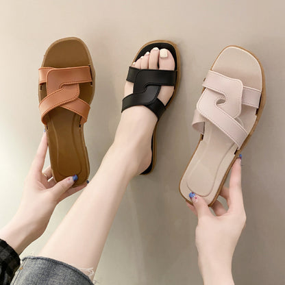 Cross-Strap Non-Slip Home Sandals
