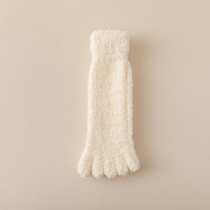 CozyNest Fleece Toe Socks