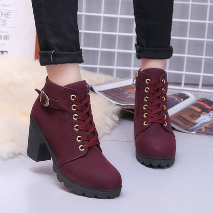 Cross Strappy Martin Booties