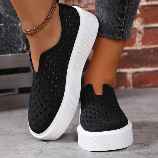 Hollow Flats Slip-on Shoes