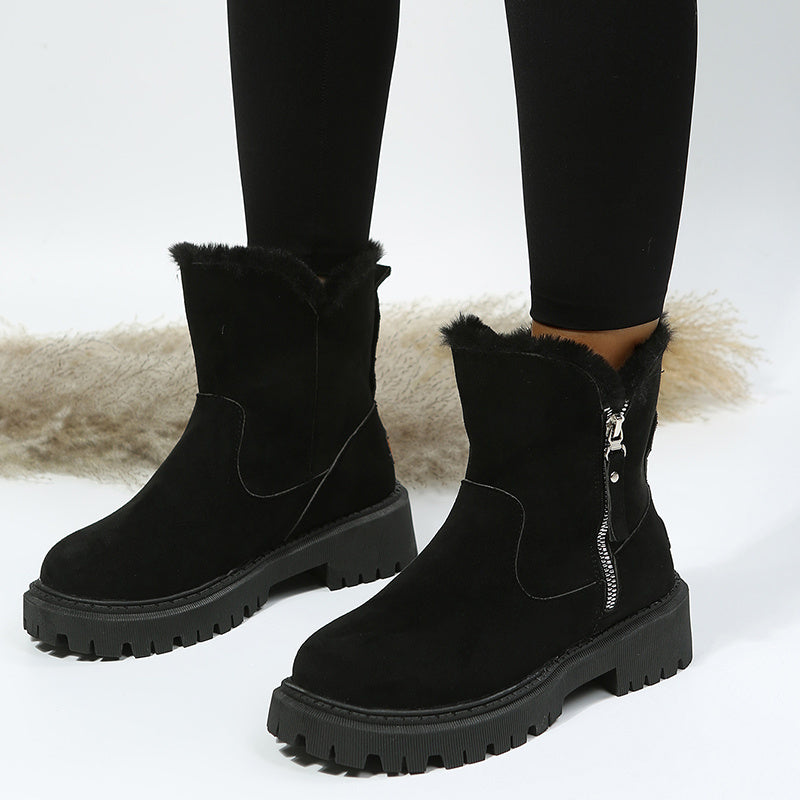 Plush Snow Boots