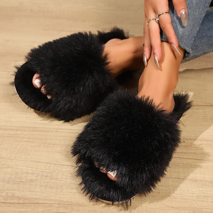 Plush Warm House Slippers
