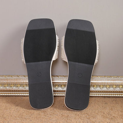 Pearl Flat Fashion Slippers