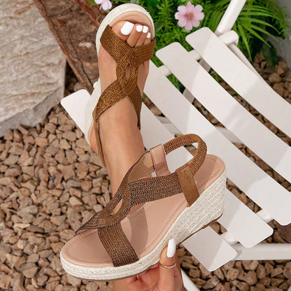 Plus Size Platform Sandals