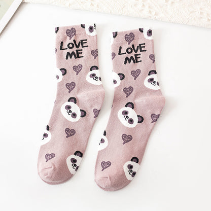 Sweet College Style Crew Socks