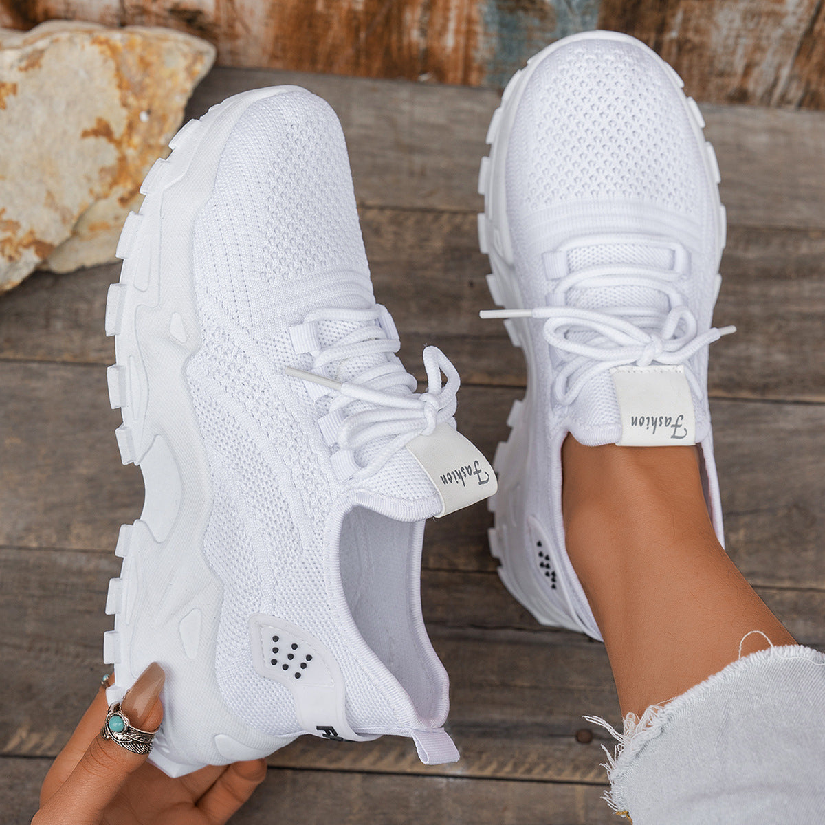 Flyknit Mesh Breathable Sneakers