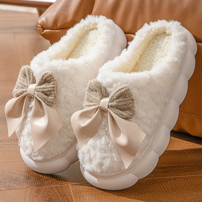 Thick Bottom Plush Slippers