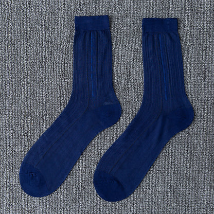 Pansy Jacquard Loose Mouth Socks