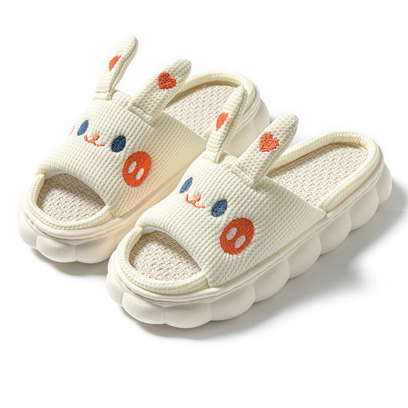 Cartoon Couple Open Toe Slippers