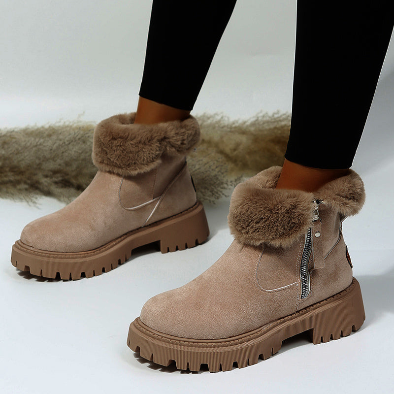 Plush Snow Boots