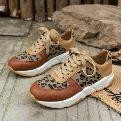 Camouflage Lace-up Sneakers