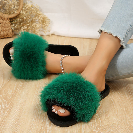 Thick-soled Cotton Slippers