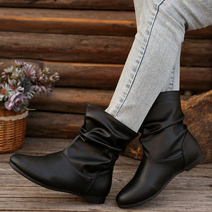 Round-Toed Cowboy Boots