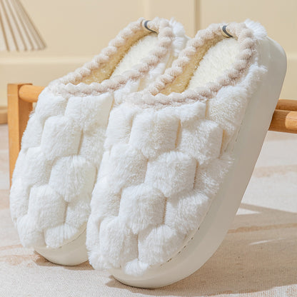 Warm Thick Bottom Cotton Slippers