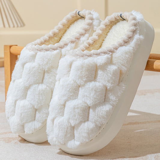 Warm Thick Bottom Cotton Slippers