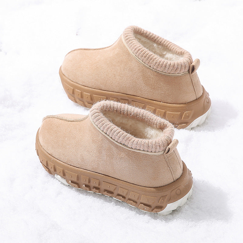 Anti-Slip Suede Snow Boots