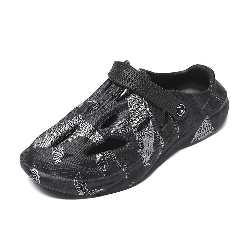 Camouflage Toe Cap Beach Sandals