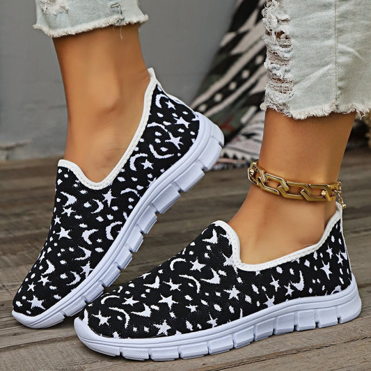 Light Bottom Slip-On Sneakers