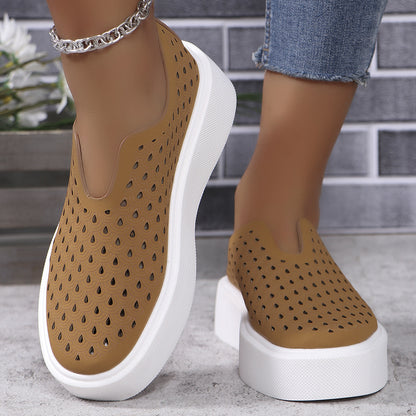 Hollow Flats Slip-on Shoes