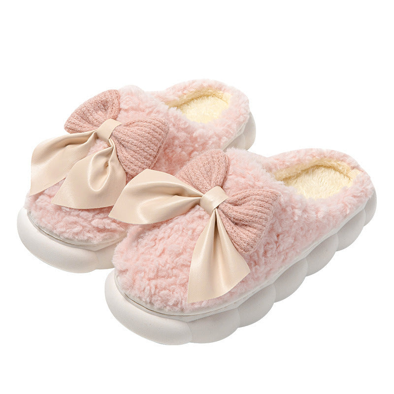 Thick Bottom Plush Slippers