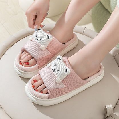 Cute Cartoon Bear Slippers