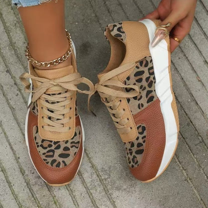 Camouflage Lace-up Sneakers