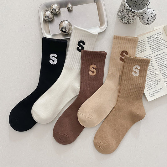 EmbroiS Cotton Socks
