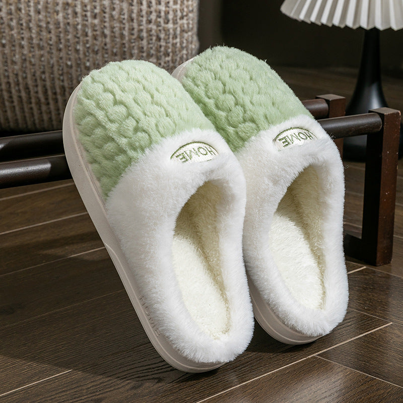Color Matching Cotton Slippers