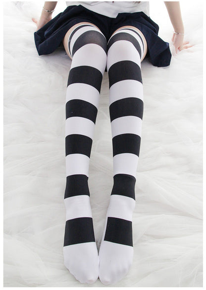 PawStripe JK Overknee Socks