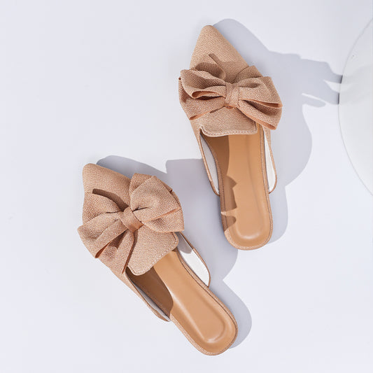 Plus Size Bow Beach Sandals