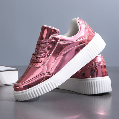 Thick-Soled Sequin Sneakers