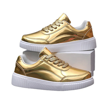 Thick-Soled Sequin Sneakers