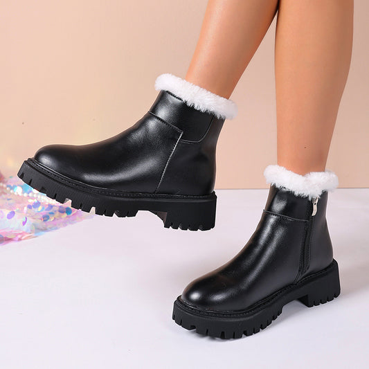 Plus Size Chunky Martin Boots