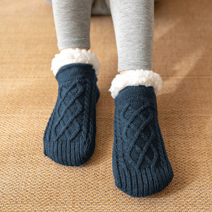 Knitted Plush Non-Slip Floor Socks