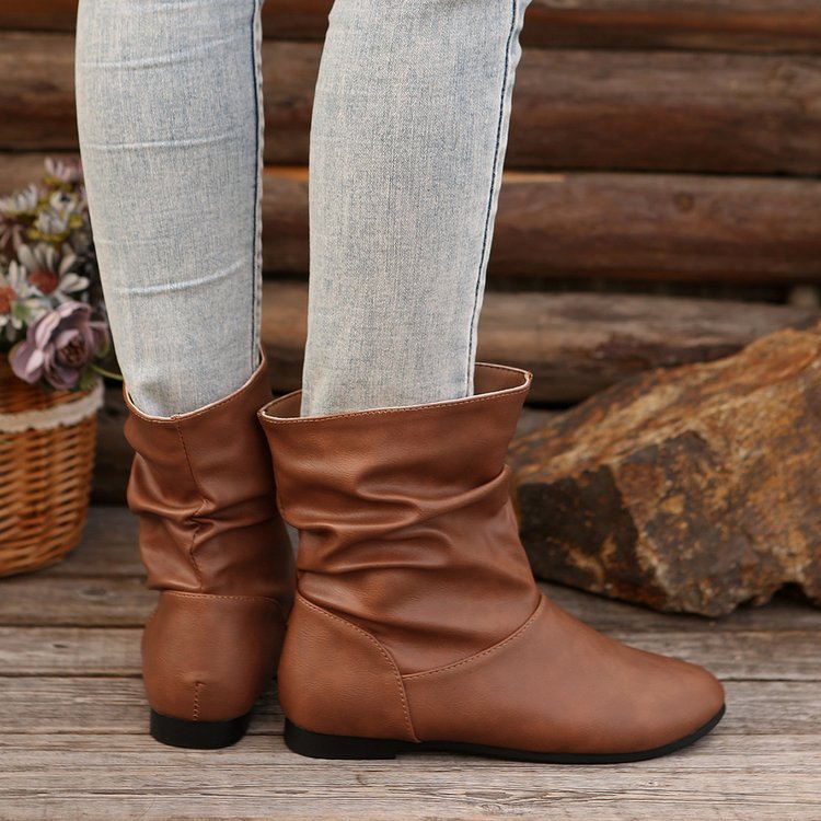 Round-Toed Cowboy Boots