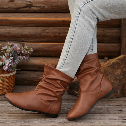 Round-Toed Cowboy Boots