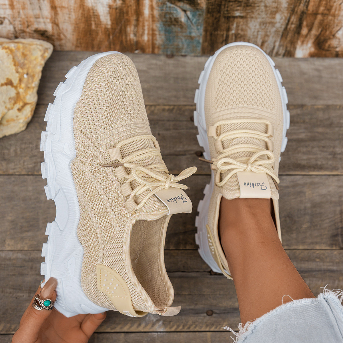 Flyknit Mesh Breathable Sneakers