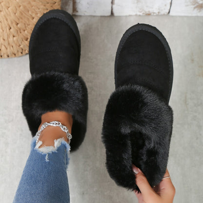 Thick-Soled Winter Plush Slippers