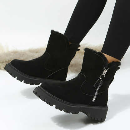 Plush Snow Boots