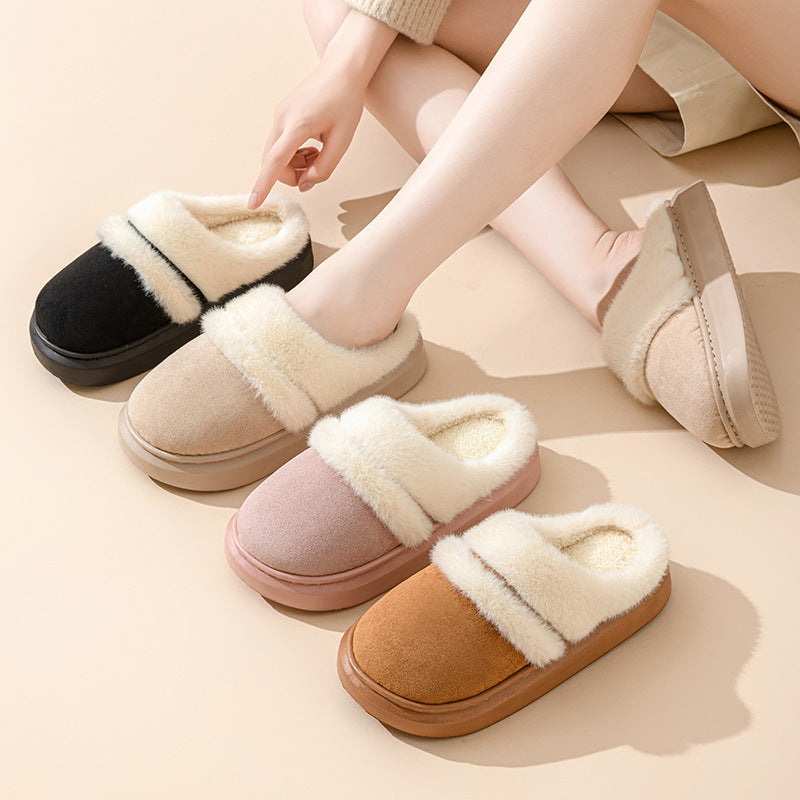 Warm Thick-Bottom Slippers