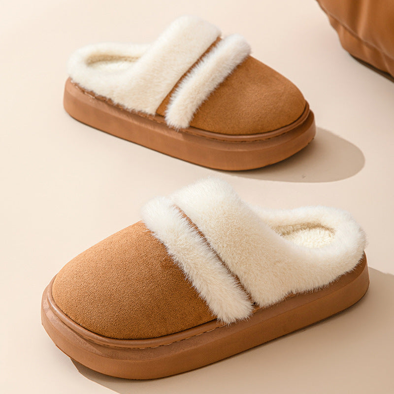 Warm Thick-Bottom Slippers