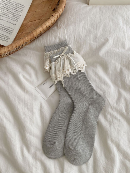 CherryLace Ballet Tube Socks